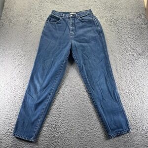 Palmetto's Jeans Womens 12 Blue Cotton Denim Tapered Leg Faded Workwear‎ Utility